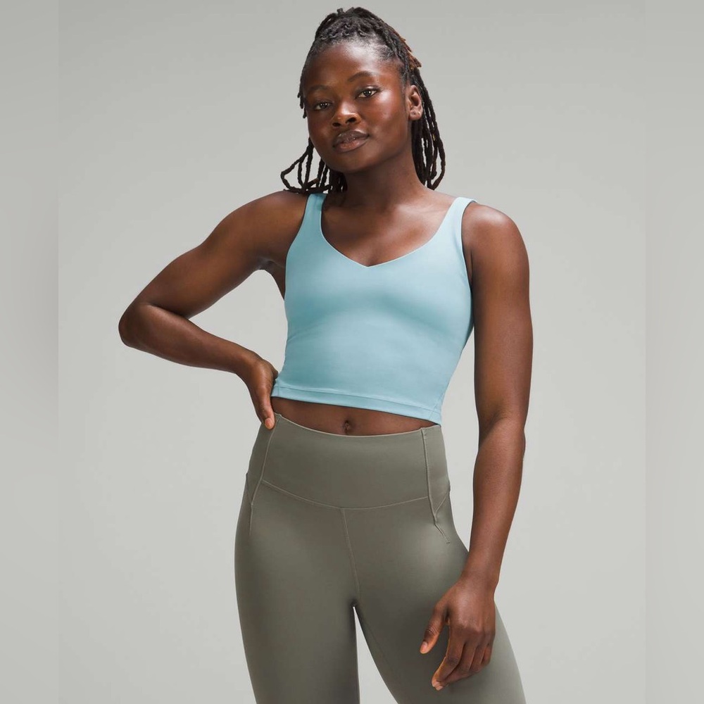 NWT Lululemon Align Tank Top Tidal Teal (TDLT) LW1DUDS 10
